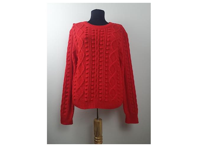 Cynthia Rowley Wollpullover in Rot - Ansicht 3