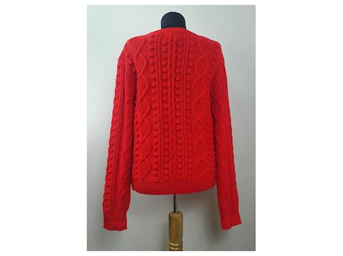 Cynthia Rowley Wollpullover in Rot - Ansicht 5