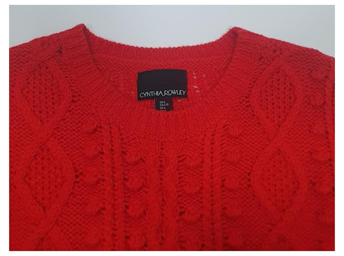 Cynthia Rowley Wollpullover in Rot - Ansicht 6