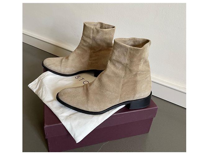 Botas Stouls en ante beige Sinai T.38 - vista 2