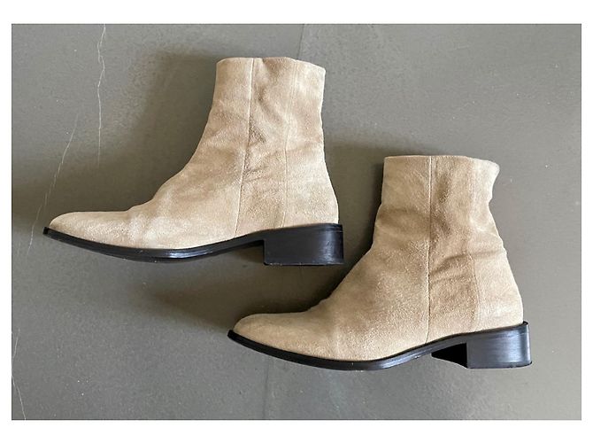 Botas Stouls en ante beige Sinai T.38 - vista 3