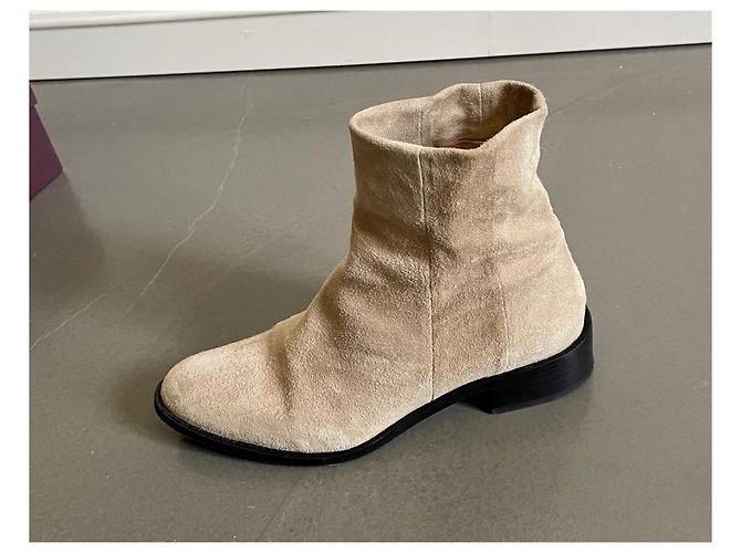 Botas Stouls en ante beige Sinai T.38 - vista 5