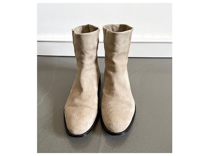 Botas Stouls en ante beige Sinai T.38 - vista 7