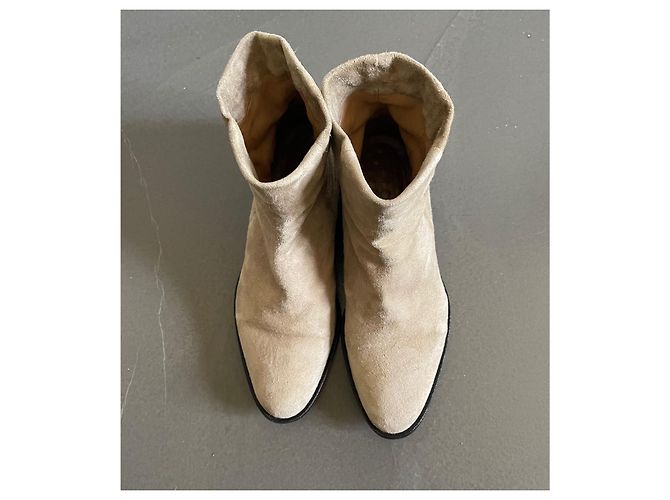 Botas Stouls en ante beige Sinai T.38 - vista 9