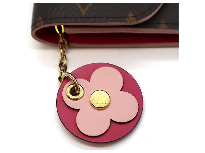 Louis Vuitton Monogramm Blumen Emilie Long Wallet Braun - Ansicht 10