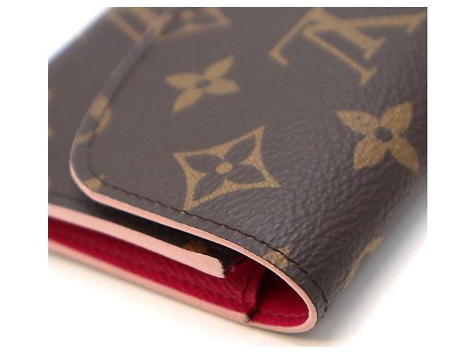 Louis Vuitton Monogramm Blumen Emilie Long Wallet Braun - Ansicht 11