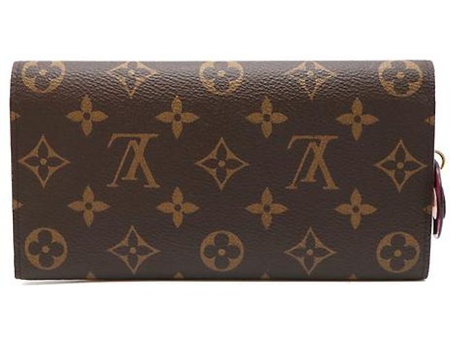 Louis Vuitton Monogramm Blumen Emilie Long Wallet Braun - Ansicht 12