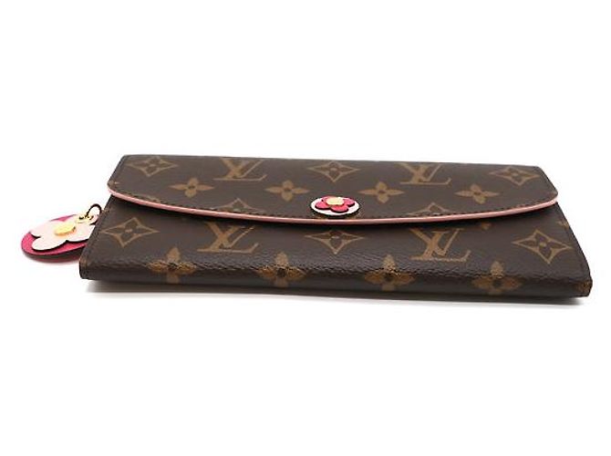 Louis Vuitton Monogramm Blumen Emilie Long Wallet Braun - Ansicht 3