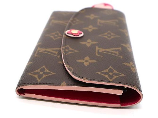Louis Vuitton Monogramm Blumen Emilie Long Wallet Braun - Ansicht 6