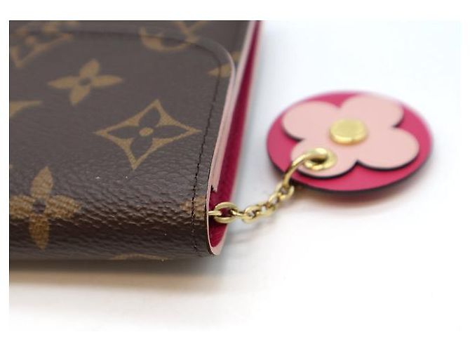 Louis Vuitton Monogramm Blumen Emilie Long Wallet Braun - Ansicht 8