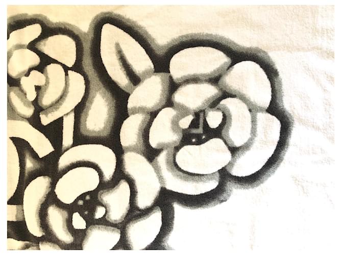 Toalla de baño de algodón Chanel Eggshell Blanco roto - vista 3