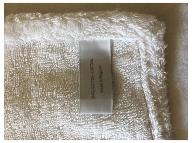 Toalla de baño de algodón Chanel Eggshell Blanco roto - vista 6