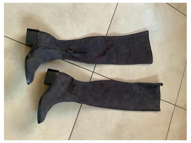 Dune Stiefel Dunkelgrau Polyester 36 Anthrazitgrau - Ansicht 2
