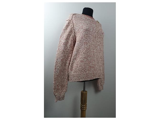 Vanessa Bruno Baumwollpullover braun ecru Mehrfarben - Ansicht 3