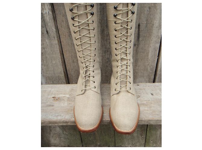 Botas elizabeth stuart p 37 Beige - vue 4