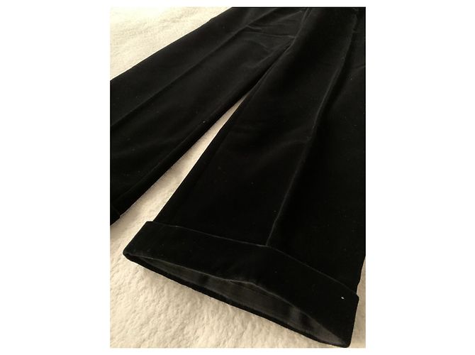 Lanvin black velvet tuxedo suit - view 11