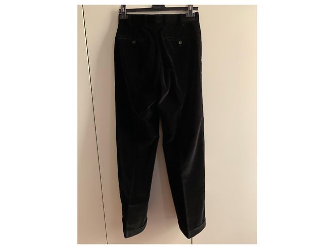 Lanvin black velvet tuxedo suit - view 12