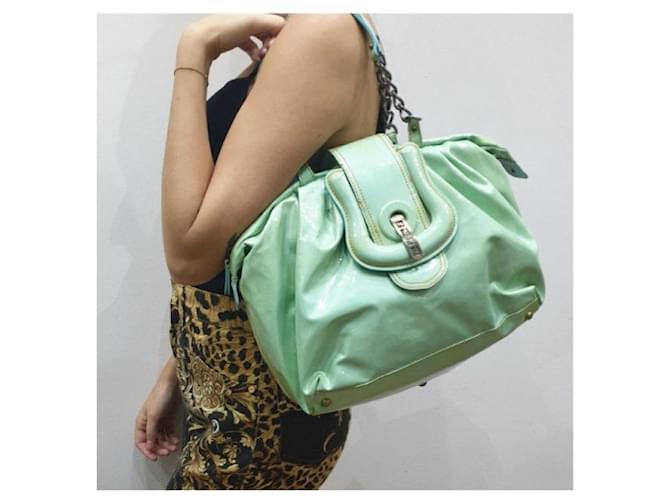 Fendi B Bag verde menta Verde chiaro - vista 10