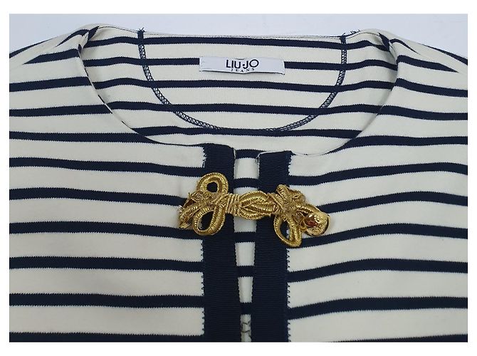 Blazer Liu.Jo a Righe Bianco e Blu - vista 8