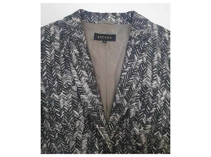 Blazer Escada de seda gris - vista 5