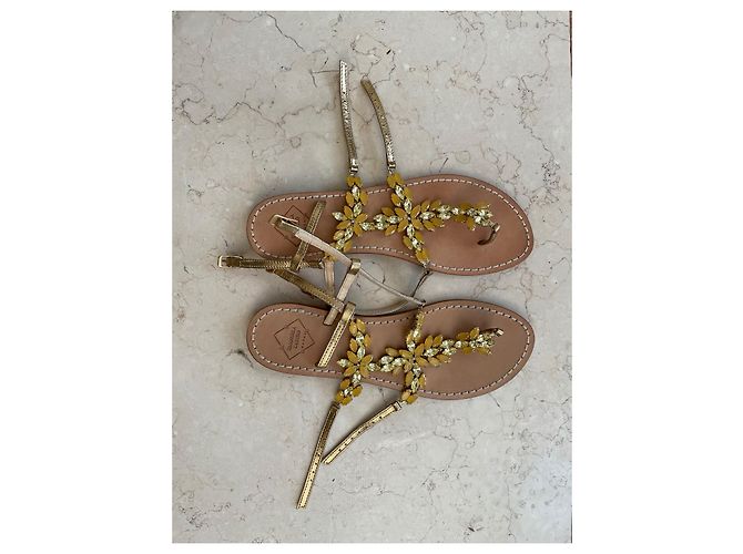 Autre Marque EMANUELA CARUSO Capri, Italia Beige D'oro - vista 2