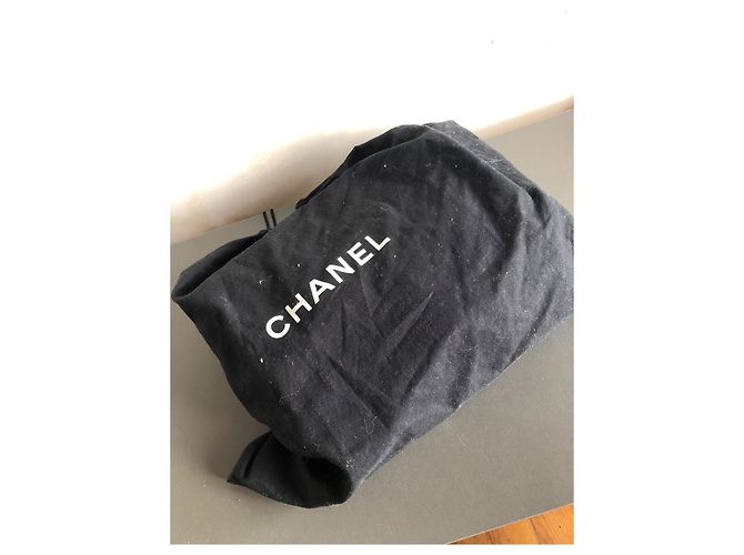 Borsa a mano Chanel 2.55 in tessuto nero - vista 8