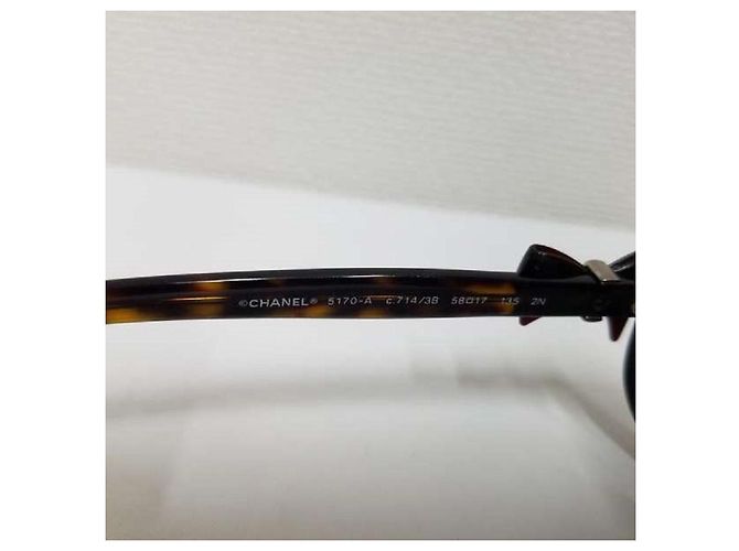 [Usado] CHANEL Gafas de sol Gafas / Gafas de sol Gafas de sol 5170-Un listón Castaño - vista 8