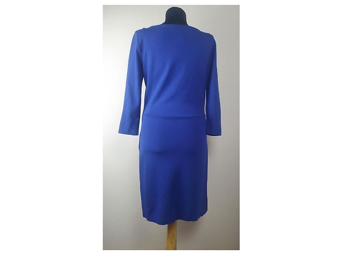 Filippa K Tailored Jersey Kleid Blau - Ansicht 3