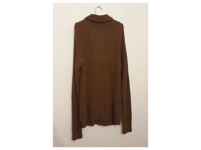 Ermenegildo Zegna Lange Strickjacke Braun Baumwolle - Ansicht 2