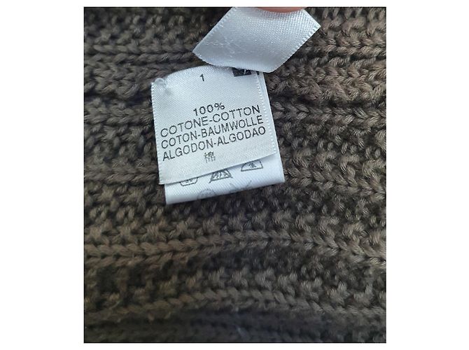 Ermenegildo Zegna Lange Strickjacke Braun Baumwolle - Ansicht 9