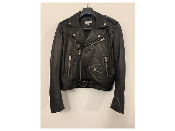 Iro Lederjacke Größe 40 NEU Schwarz - Ansicht 3