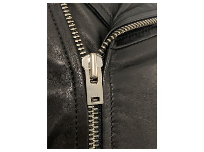Iro Lederjacke Größe 40 NEU Schwarz - Ansicht 7