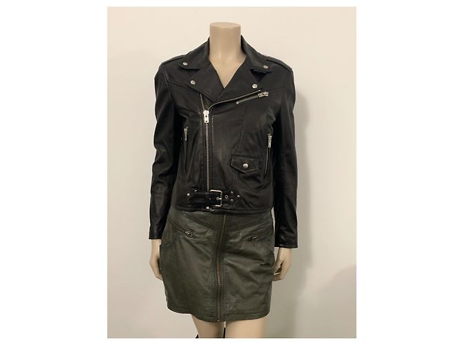 Iro Lederjacke Größe 40 NEU Schwarz - Ansicht 8