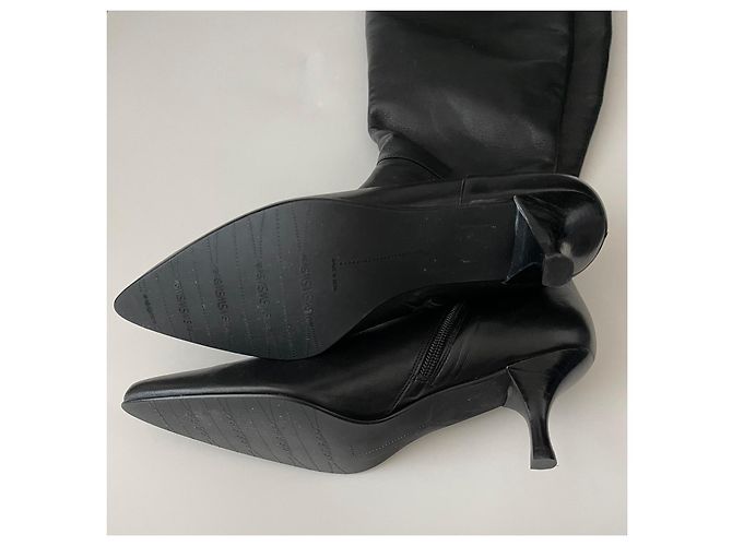 Stuart Weitzman Overknee Stiefel Größe 39 NEU. Schwarz - Ansicht 11