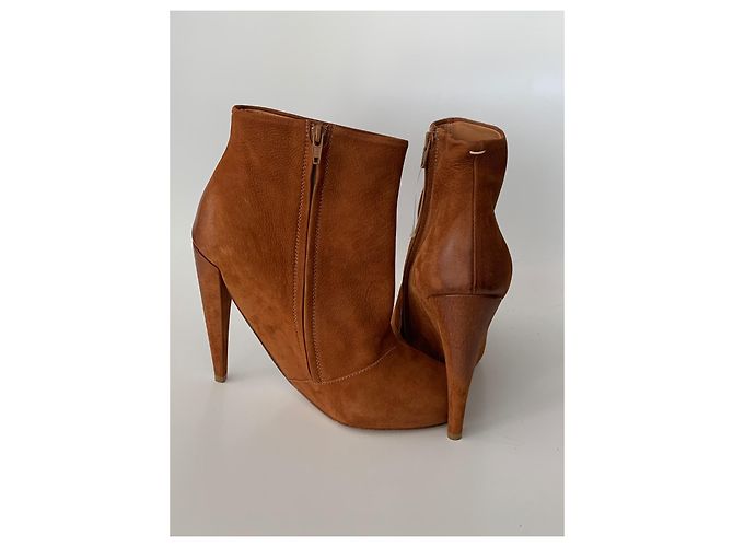 Talla de botas Maison Martin Margiela 38 NUEVO. Castaño Caramelo - vista 10