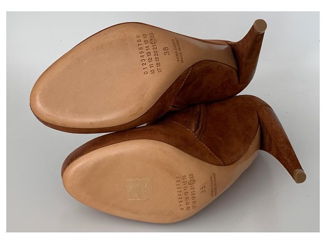 Talla de botas Maison Martin Margiela 38 NUEVO. Castaño Caramelo - vista 6