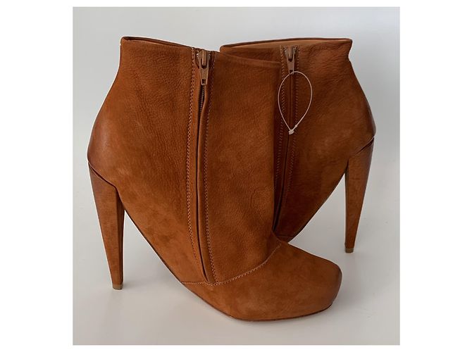 Talla de botas Maison Martin Margiela 38 NUEVO. Castaño Caramelo - vista 8