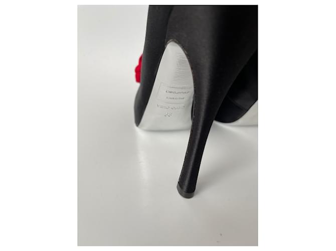 Dsquared2 stivaletti con fiocco rosso Nero - vista 6