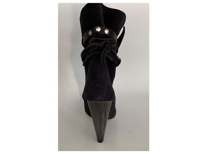 Isabel Marant boots with ankle strap size 37 Black - view 5