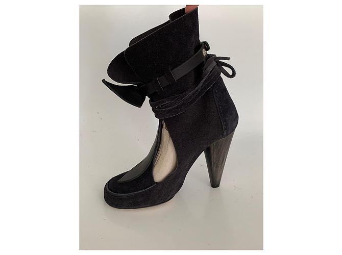 Isabel Marant boots with ankle strap size 37 Black - view 6
