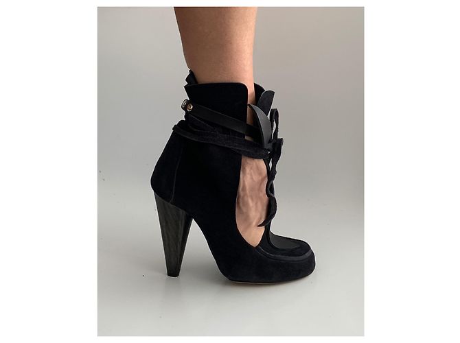Isabel Marant boots with ankle strap size 37 Black - view 9
