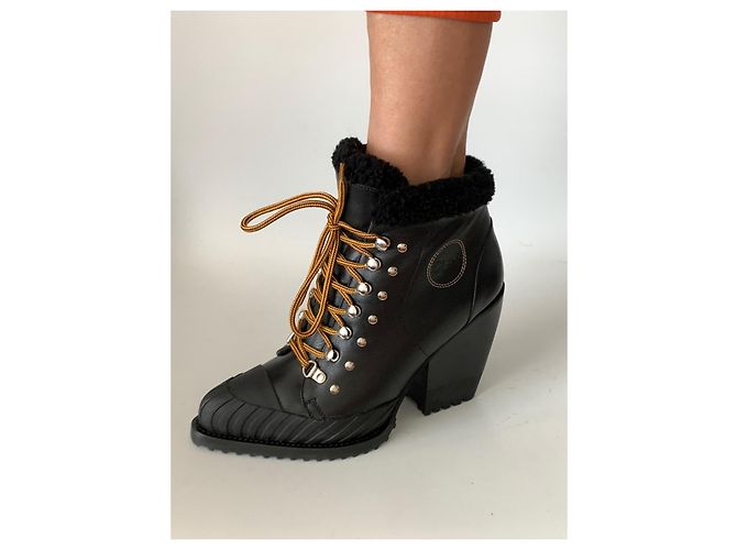 Talla de botas Chloé 40.5 NUEVO Negro - vista 2