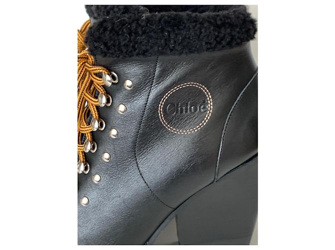 Talla de botas Chloé 40.5 NUEVO Negro - vista 8