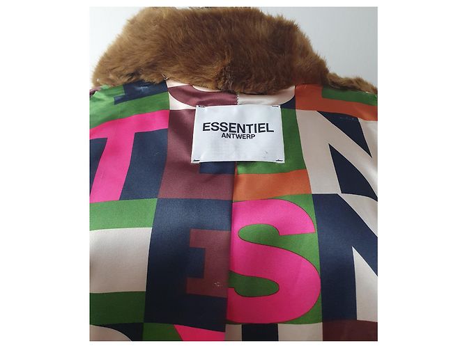 Cappotto marrone Essentiel Antwerp - vista 8
