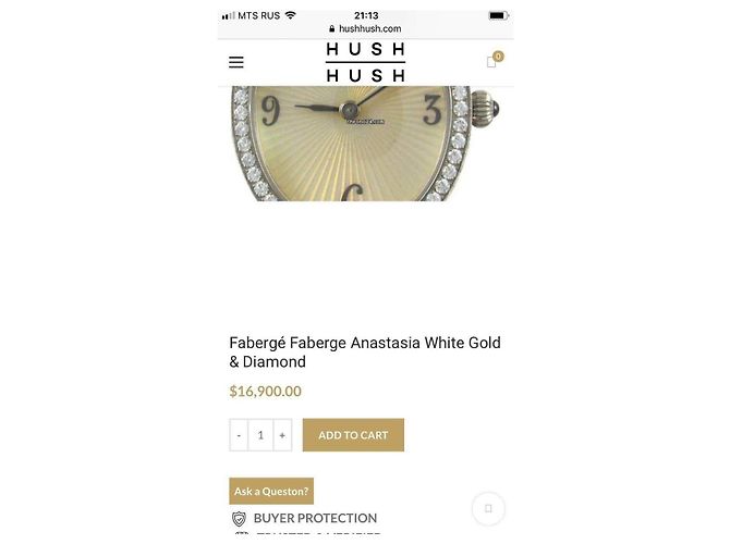 Faberge Montre à quartz Fabergé - vue 15