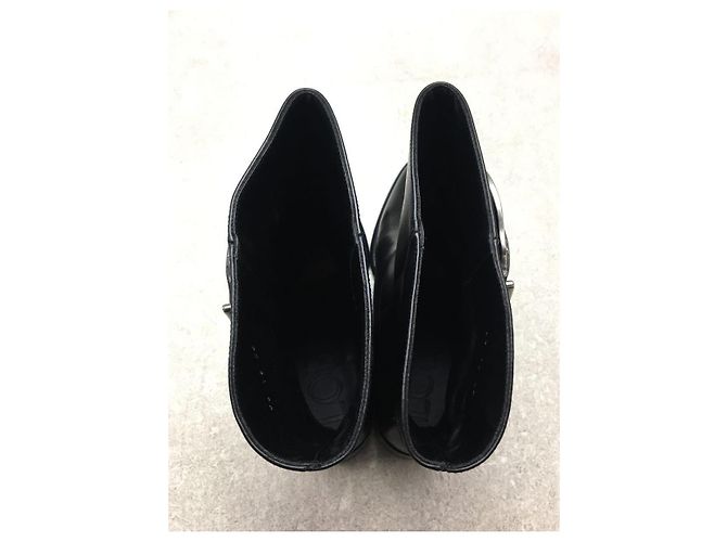 LOEWE Punta puntiaguda / botas vaqueras / botas vaqueras / 40 / BLK / Cuero - vista 4