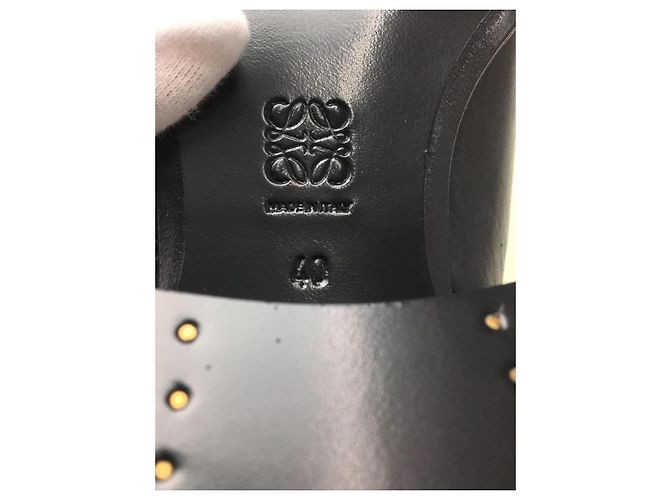 LOEWE Punta puntiaguda / botas vaqueras / botas vaqueras / 40 / BLK / Cuero - vista 5