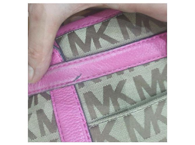 Michael Kors shopping bag borsa Rosa Beige - vista 12