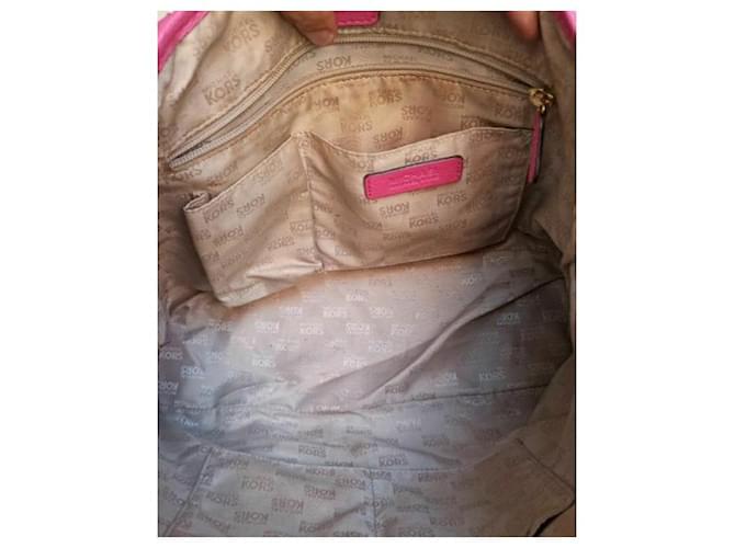 Michael Kors shopping bag borsa Rosa Beige - vista 5
