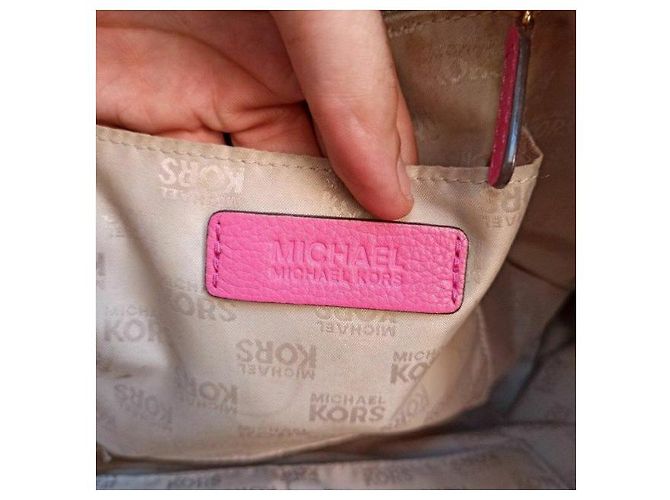 Michael Kors shopping bag borsa Rosa Beige - vista 7